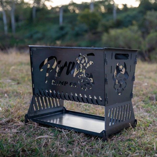 Camping Fire Pit Collapsible Fire Pit Travel Fire Pit Pirate Camp