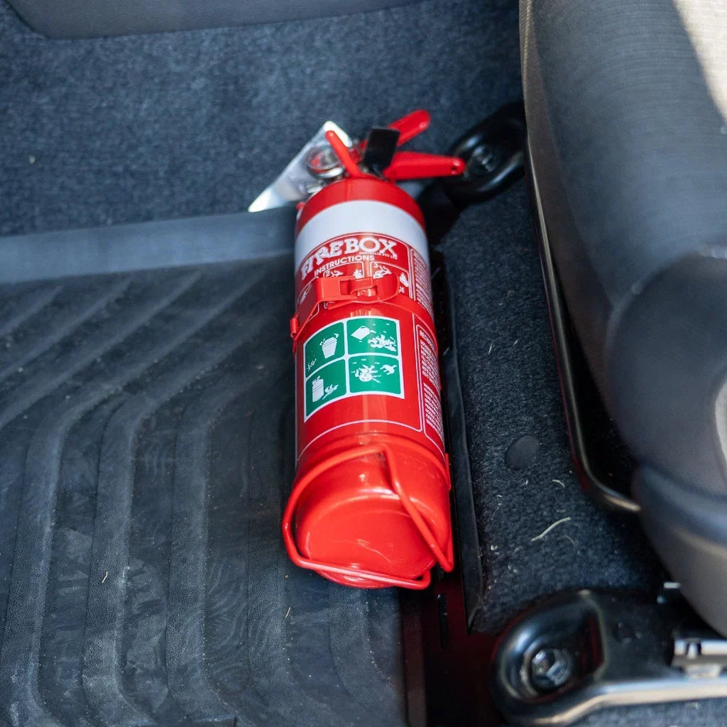 Fitting a Fire Extinguisher Mount in Your 4WD (and Where It Should Go)