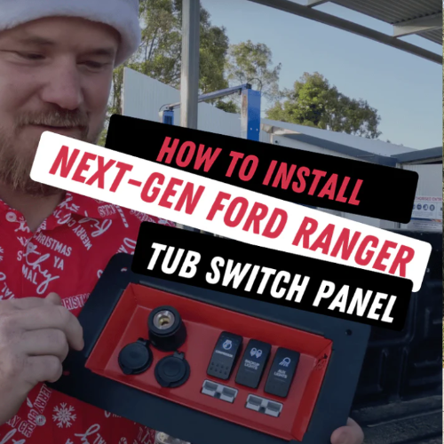 Install Guide - Tub Switch Panel on Next-Gen Ford Ranger/Raptor - Pirate Camp Co.