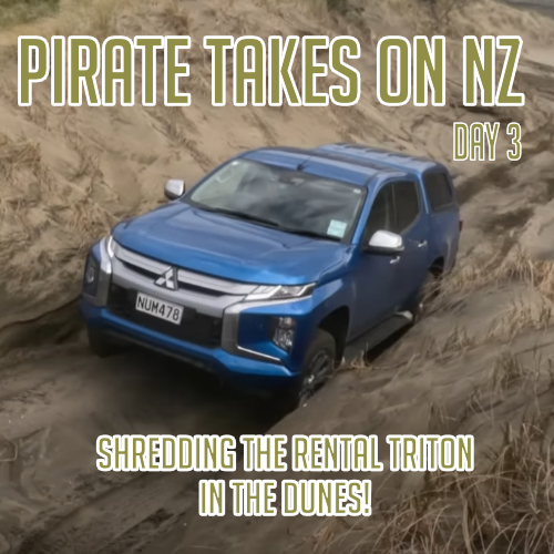 THE RENTAL TRITON SHREDS THE DUNES IN NZ! - Pirate Camp Co.