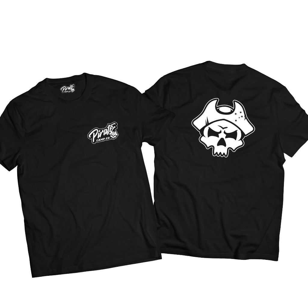 Unisex Staple Tee (T-Shirt) - Black Pirate Skull