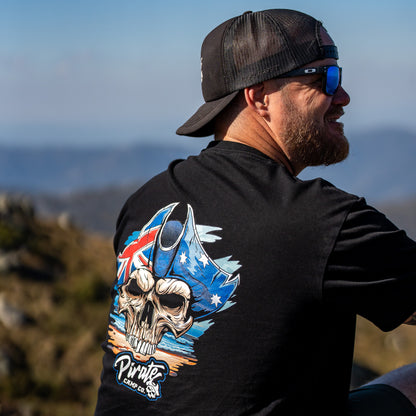 Unisex Staple Tee (T-Shirt) - Aussie Pirate Skull