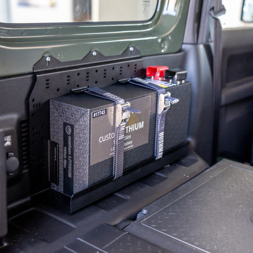 Cargo Bay Lithium Battery Mount For Jimny JB74
