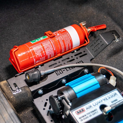 Under Seat Compressor & Fire Extinguisher Mount For Suzuki Jimny JB74