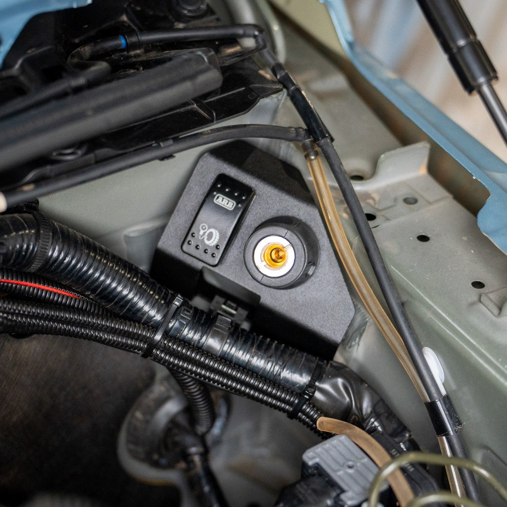 Under Seat Compressor & Fire Extinguisher Mount For Suzuki Jimny JB74