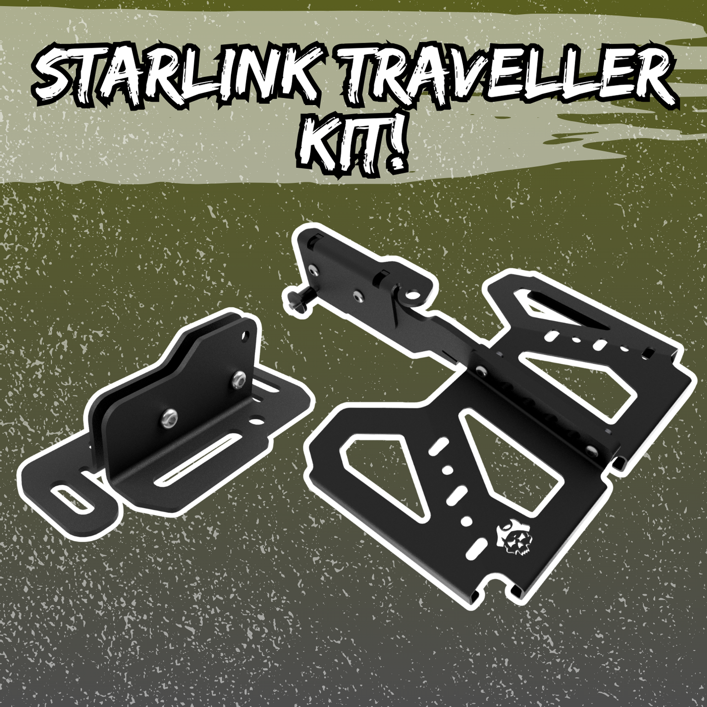 Starlink Mini Quick Release Cage + Roof Rack Mount Bundle