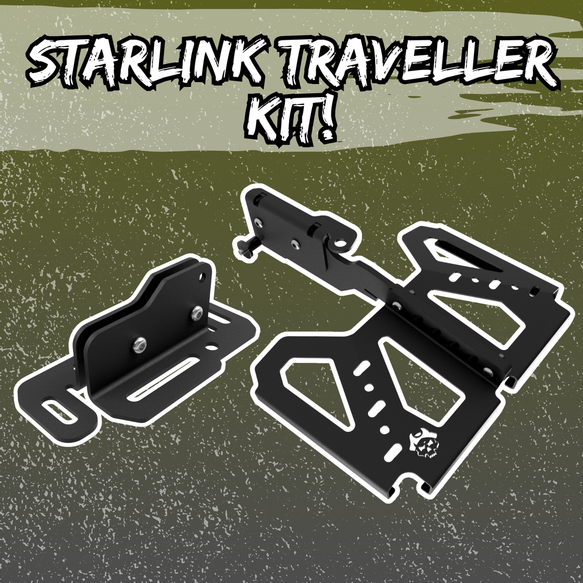 Starlink Mini Quick Release Cage + Roof Rack Mount Bundle