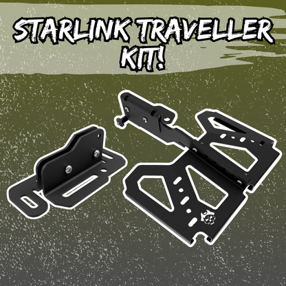 Starlink Mini Quick Release Cage + Roof Rack Mount Bundle