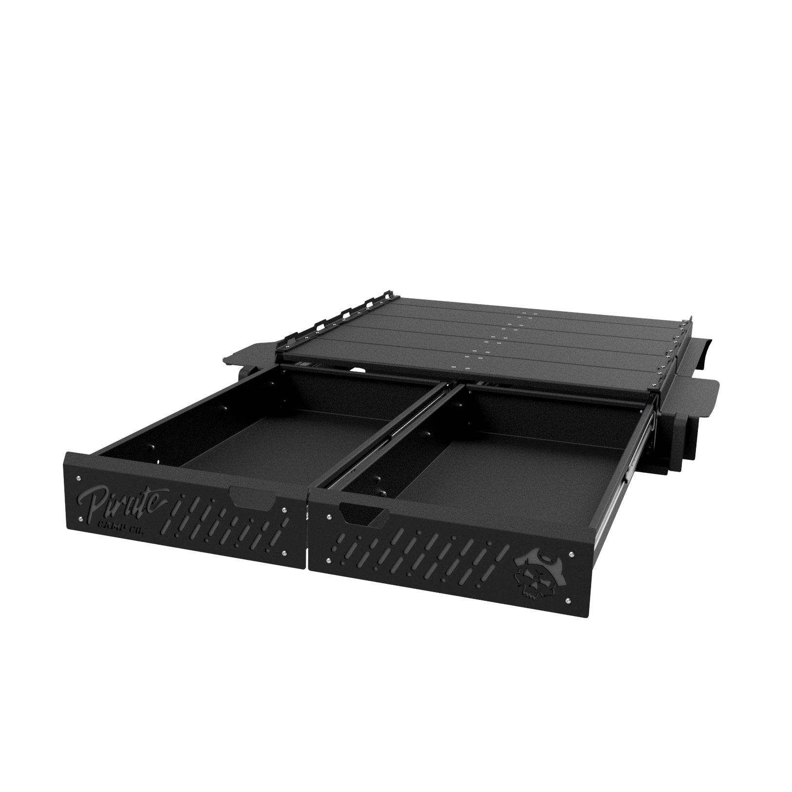 Slimline low-profile drawer system