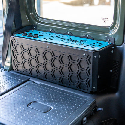 Cargo Bay Auxiliary Battery Mount With Power Panel For Jimny JB74
