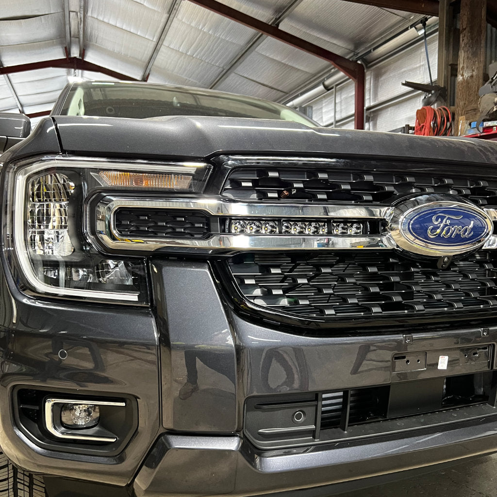 Dual Light Bar Grill Kit for Next-Gen Ford Ranger/Everest