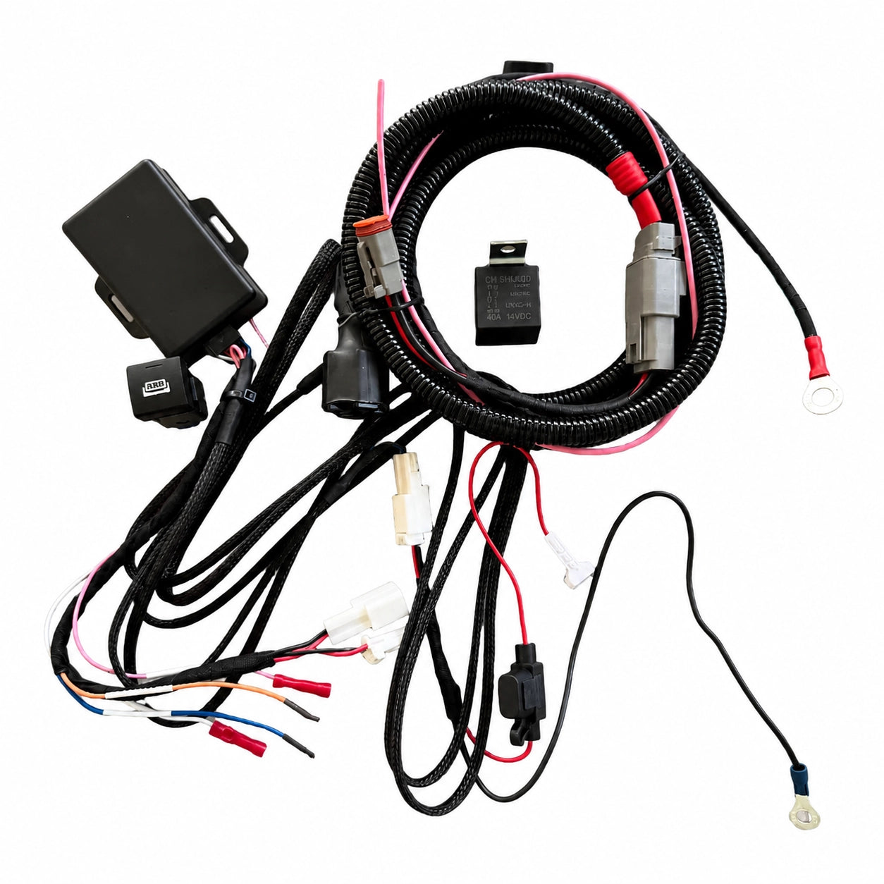 Lightbar Wiring Harness + CANBUS Module | Toyota Prado 250