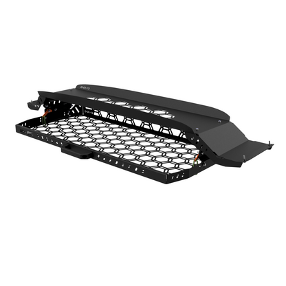 Drop Down Parcel Shelf to suit Toyota Land Cruiser 100 Series (Downward Facing Handles)