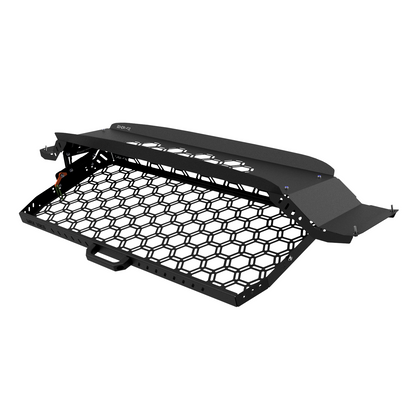 Drop Down Parcel Shelf to suit Toyota Land Cruiser 100 Series (Downward Facing Handles)