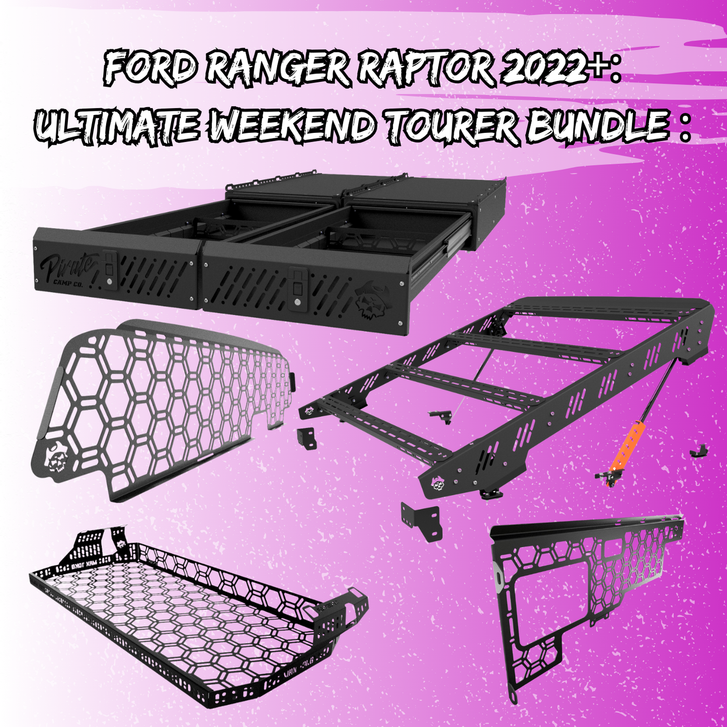 Ford Ranger Raptor 2022+ – Ultimate Weekend Tourer Bundle (Dual Cab)