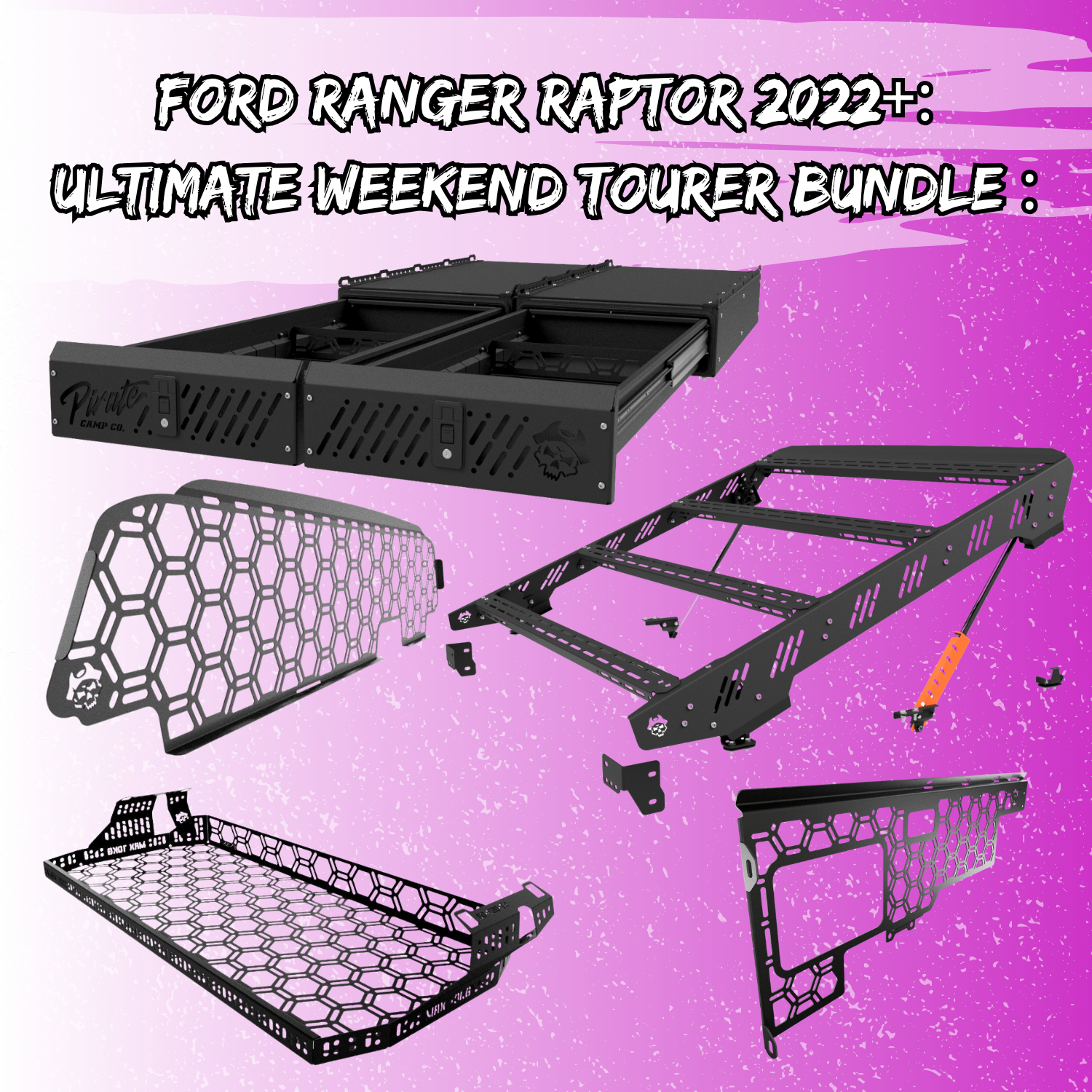 Ford Ranger Raptor 2022+ – Ultimate Weekend Tourer Bundle (Dual Cab)