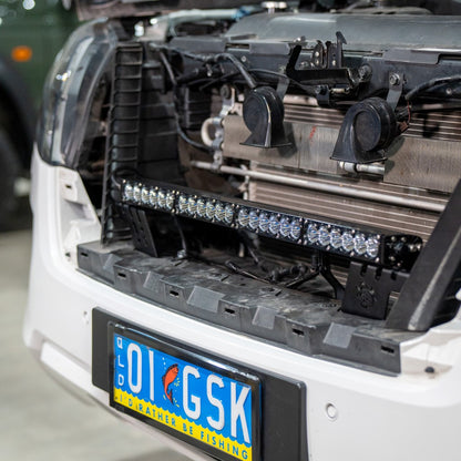 Behind The Grill Double Row Light Bar Bracket For Nissan Y62 Patrol 2010+