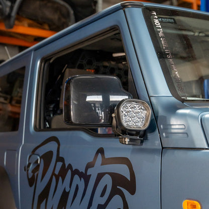 Mirror-Mounted Ditch Light Brackets for Suzuki Jimny