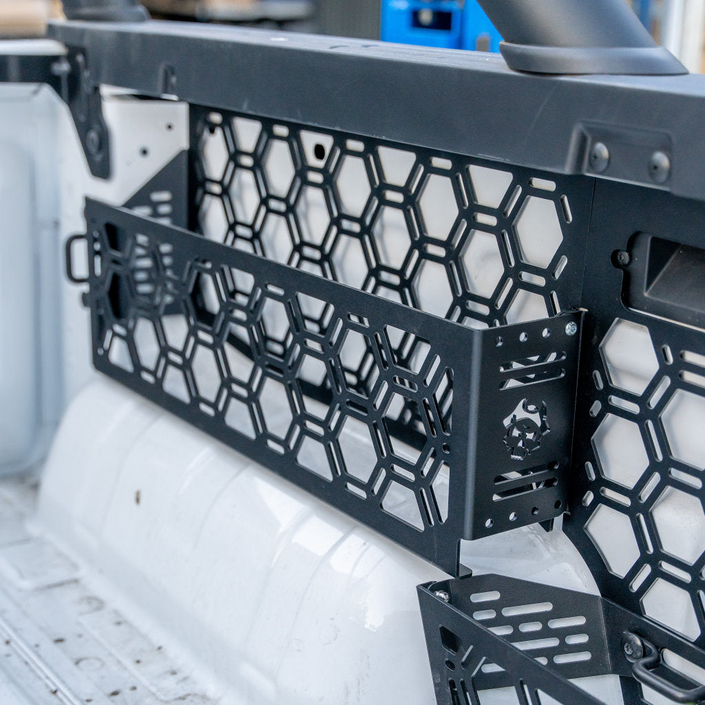 Molle Panel + Storage Pockets | Spray in Tub Liner | Next Gen Ford Ranger or Raptor 2022+ or Volkswagen Amarok 23+