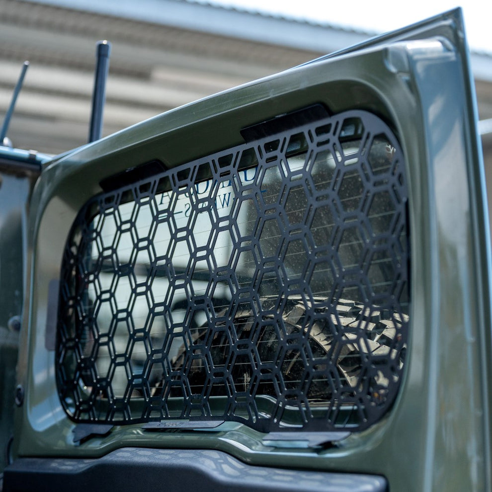 Rear Molle Window Panel Suits Suzuki Jimny JB74 – Pirate Camp Co.
