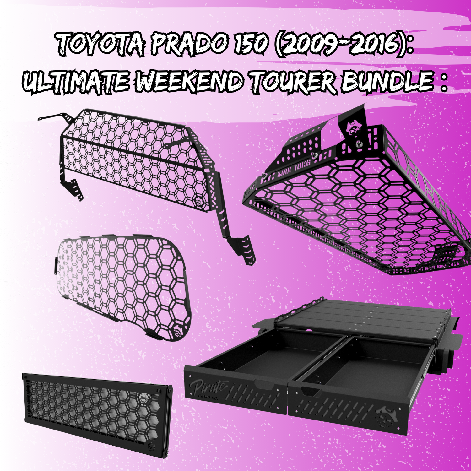 Toyota Prado 150 (2009-2016) – Ultimate Weekend Tourer Bundle (Wagon)