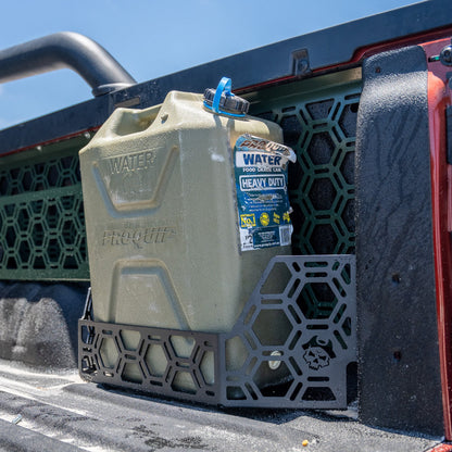 20L Jerry Can Holder Tub Mount To Suit Spray In Tub Liner For Next Gen Ford Ranger ,Raptor 2022+ or Volkswagen Amarok 2023+