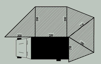 270 PLUS AWNING WITH D ZIPPER