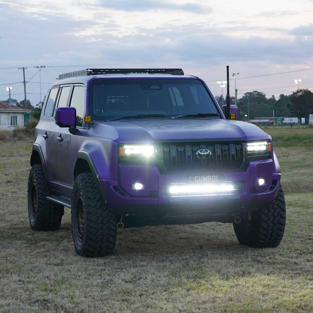 Behind Grill Light Bar Bracket |Toyota Prado 250