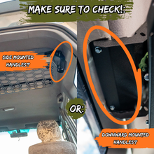 Drop Down Parcel Shelf to suit Toyota Land Cruiser 100 Series (Inward Facing Handles)