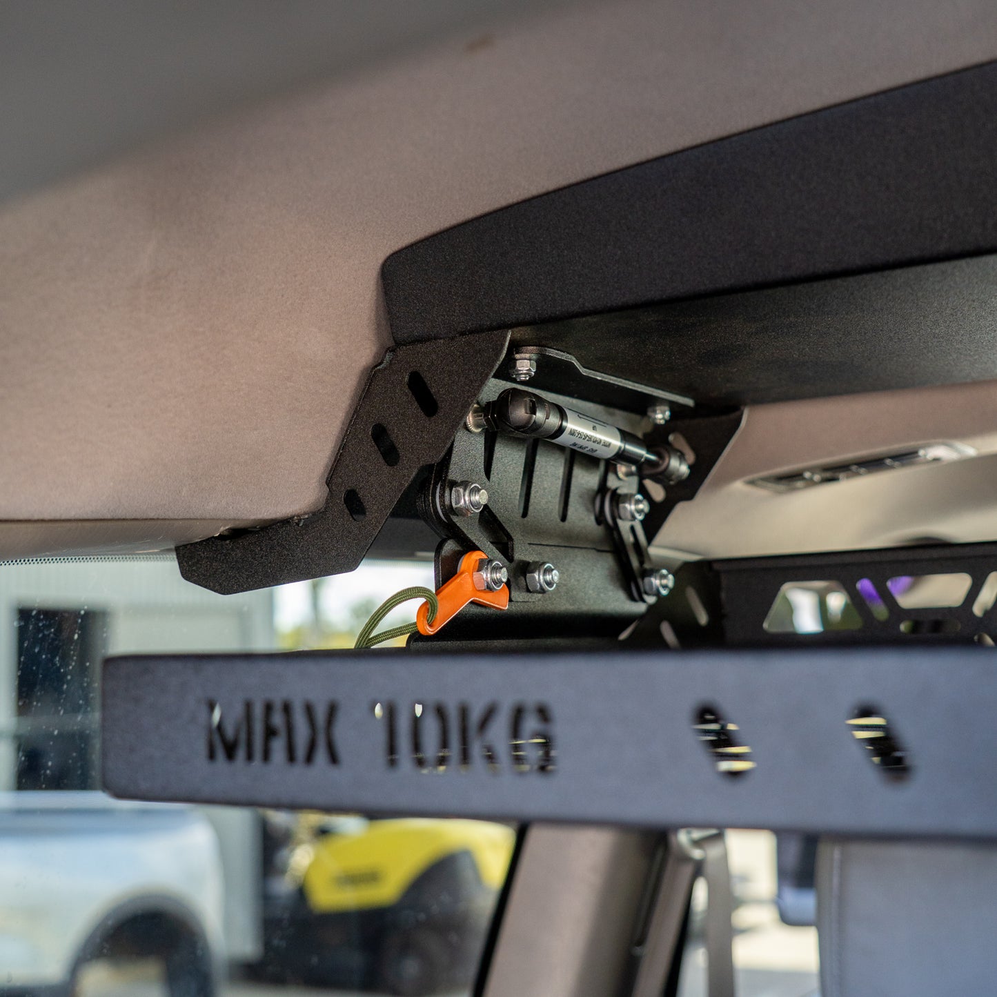 Drop Down Parcel Shelf to suit Toyota Land Cruiser 100 Series (Downward Facing Handles)