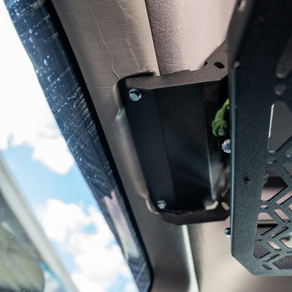Drop Down Parcel Shelf to suit Toyota Land Cruiser 100 Series (Downward Facing Handles)