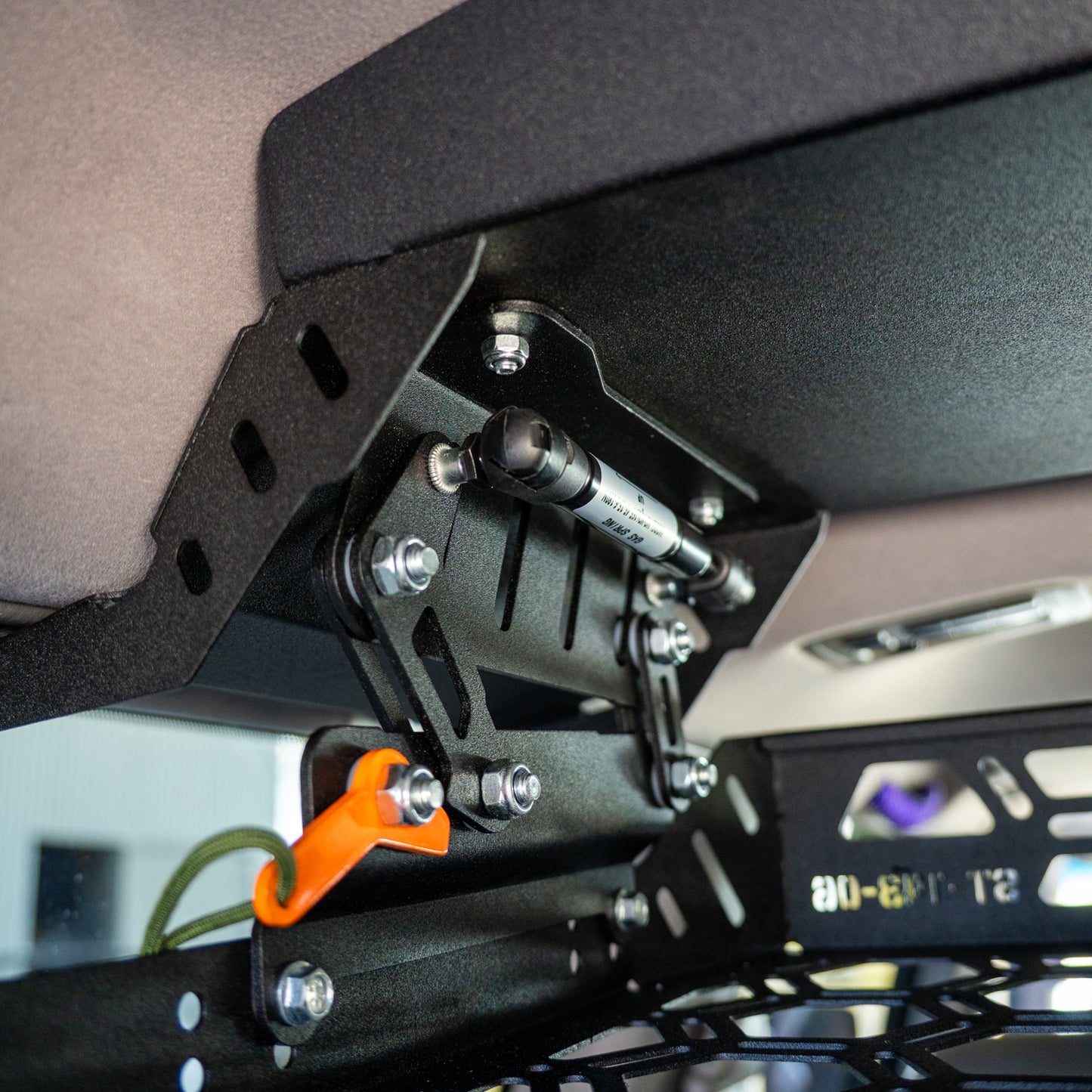 Drop Down Parcel Shelf to suit Toyota Land Cruiser 100 Series (Downward Facing Handles)