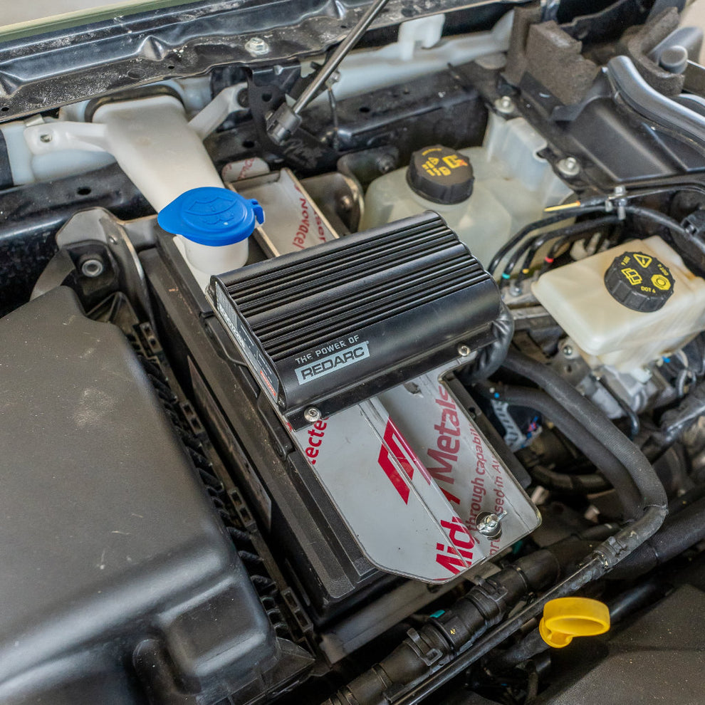 Under Bonnet Dual Battery Mount | Ford Ranger & Everest – Pirate Camp Co.