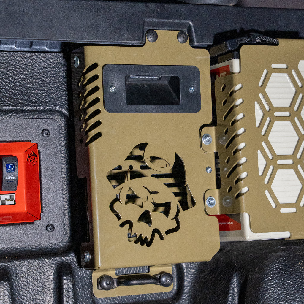 150Ah In Tub Wheel Arch Lithium Mount With Molle Panel Pocket Storage Suits Ford Ranger Or Raptor 2022+