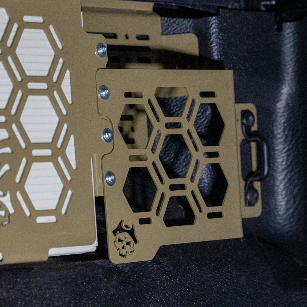 150Ah In Tub Wheel Arch Lithium Mount With Molle Panel Pocket Storage Suits Ford Ranger Or Raptor 2022+